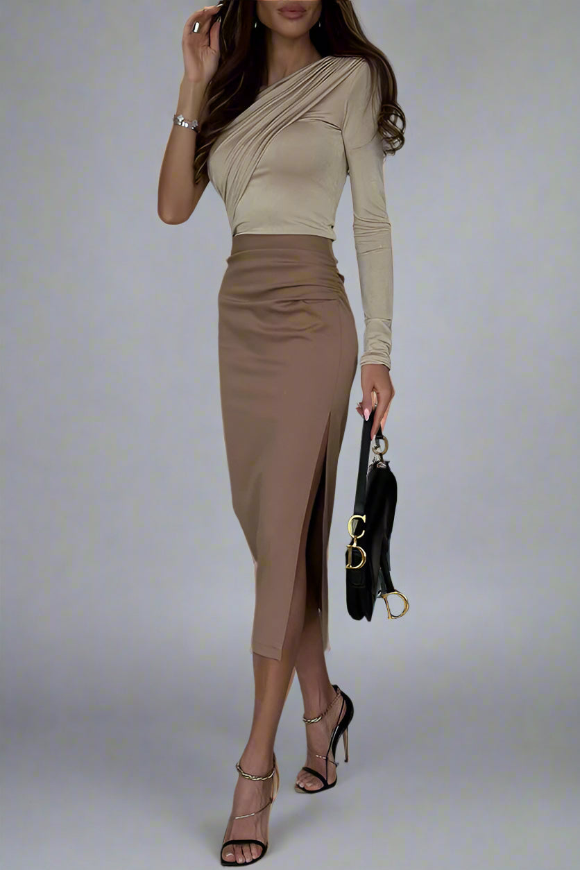 Glamora™ | Fashion Pleated Top