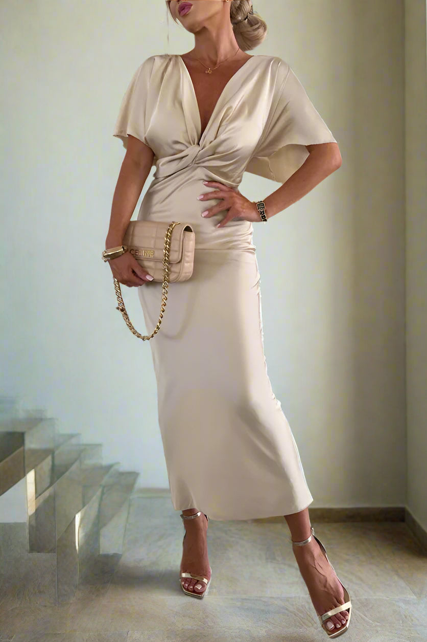 Glamora™ | Cross Knot Dress