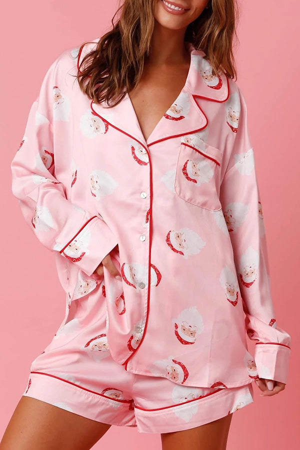 Glamora™ | Satin Pyjama Shorts Set