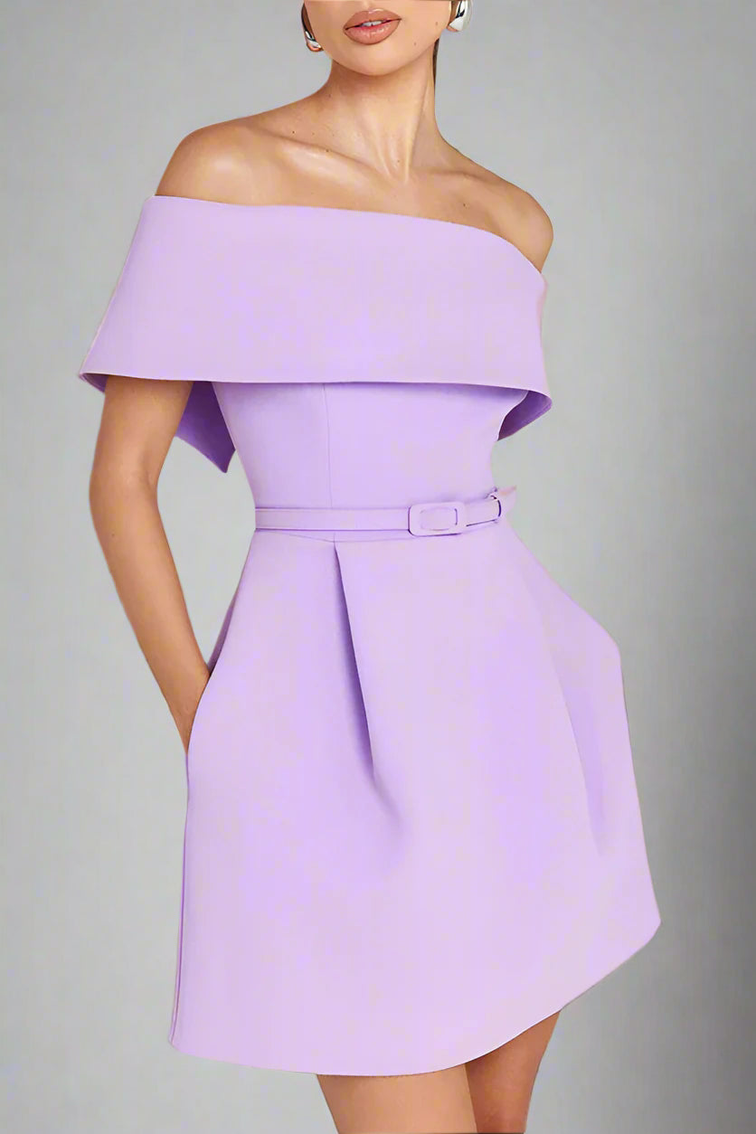 Glamora™ | Elegant Bandeau Dress