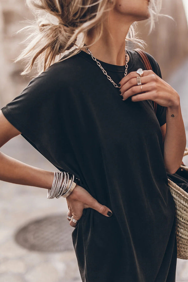 Glamora™ | Batwing Mini Dress