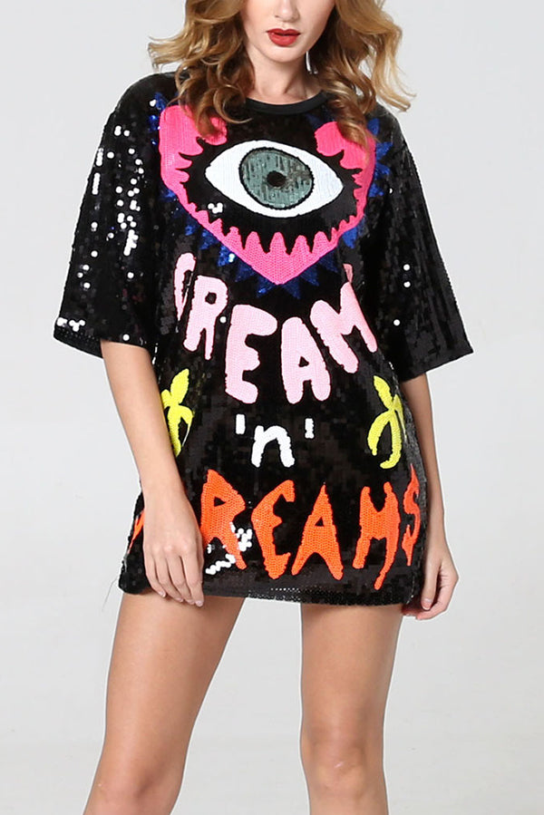Glamora™ | Sequined T-Shirt