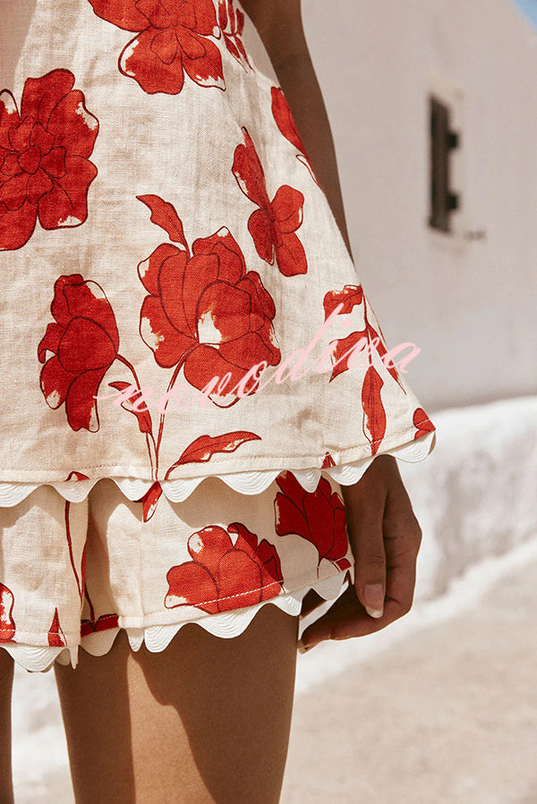Glamora™ | Floral Shorts Set