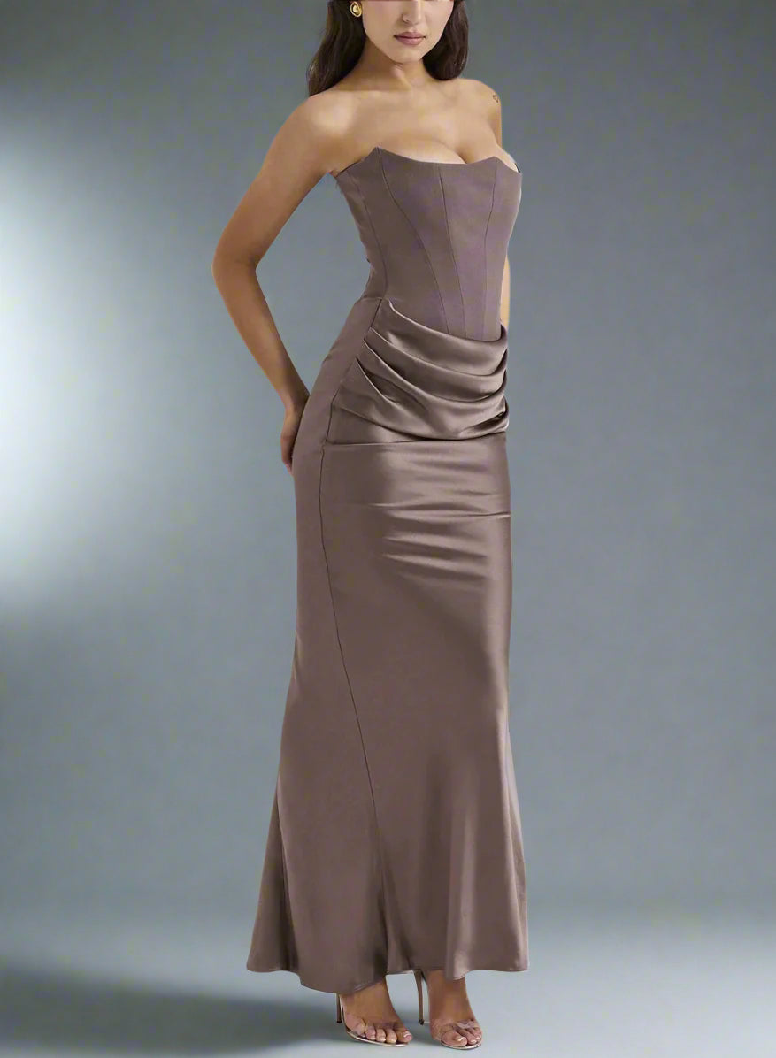 GLAMORA Strapless Dress