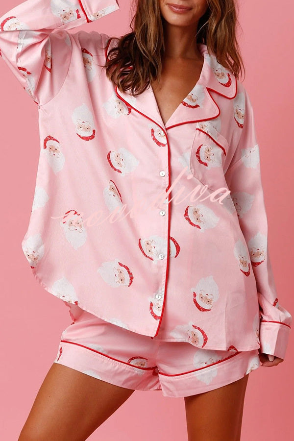 Glamora™ | Satin Pyjama Shorts Set