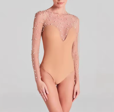 Glamora™ | Embellished Bodysuit