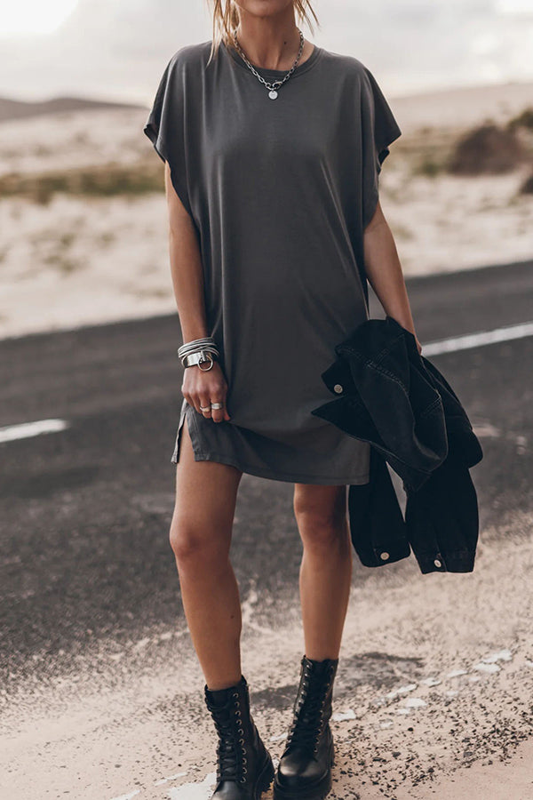 Glamora™ | Batwing Mini Dress