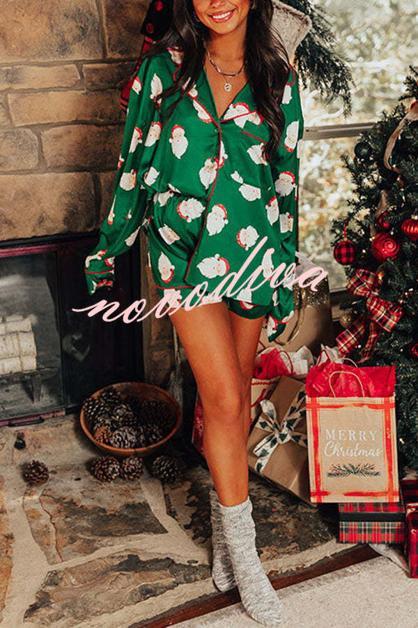 Glamora™ | Satin Pyjama Shorts Set