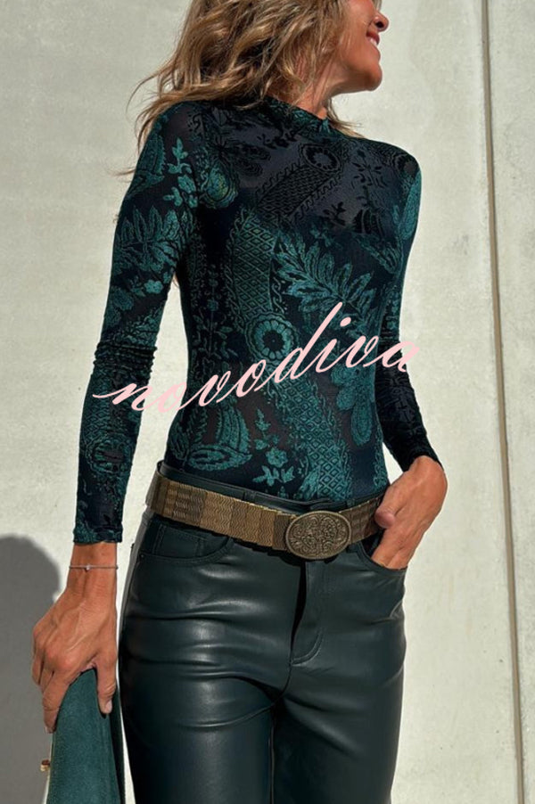 Glamora™ | Antarey Velvet Bodysuit