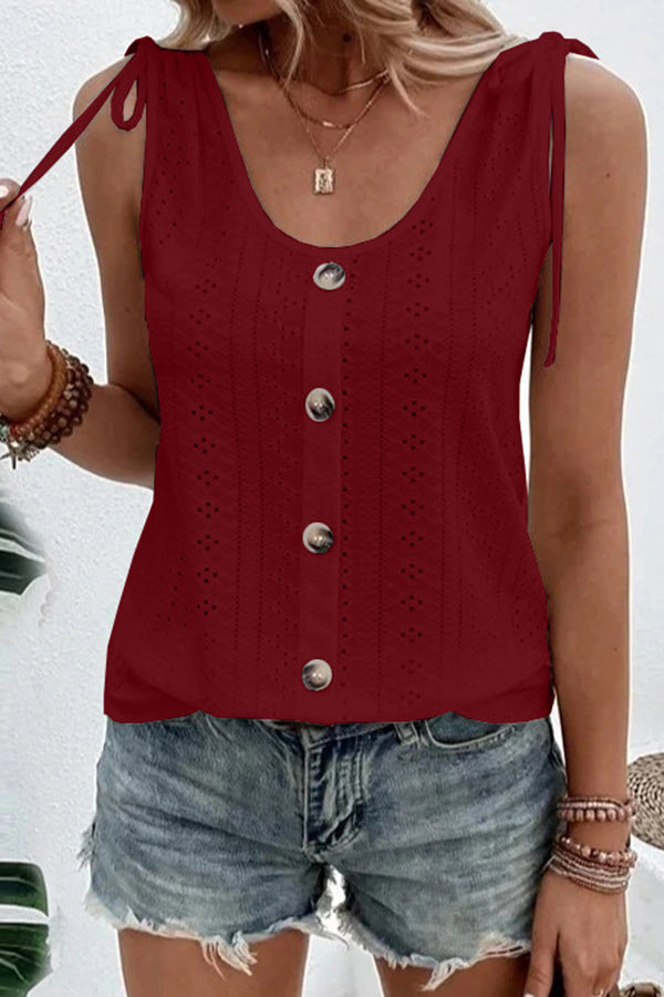 Glamora™ | Hollow Tank Top