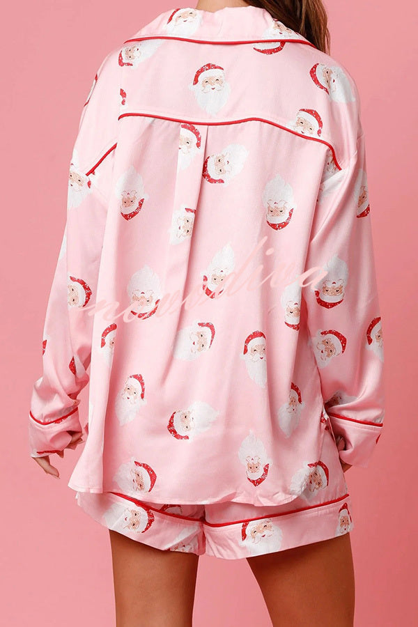 Glamora™ | Satin Pyjama Shorts Set
