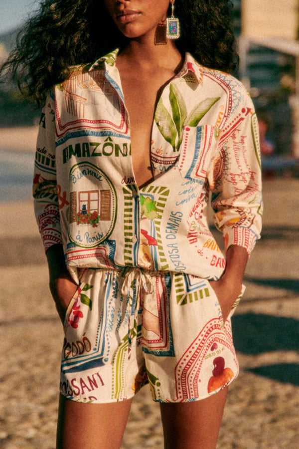 Glamora™ | Oversized Shorts Set