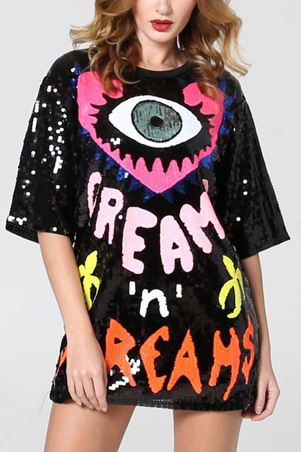 Glamora™ | Sequined T-Shirt