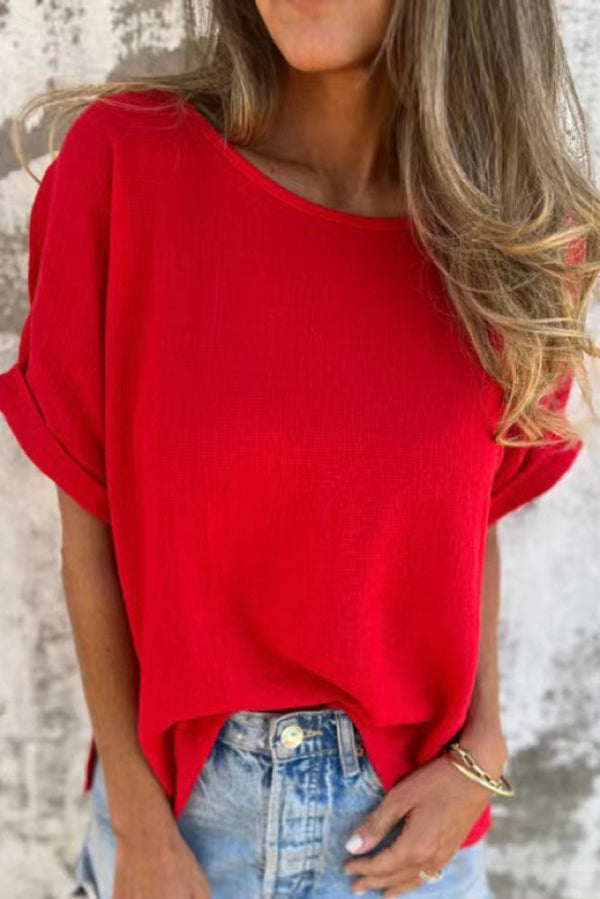 Glamora™ | Linen T-Shirt