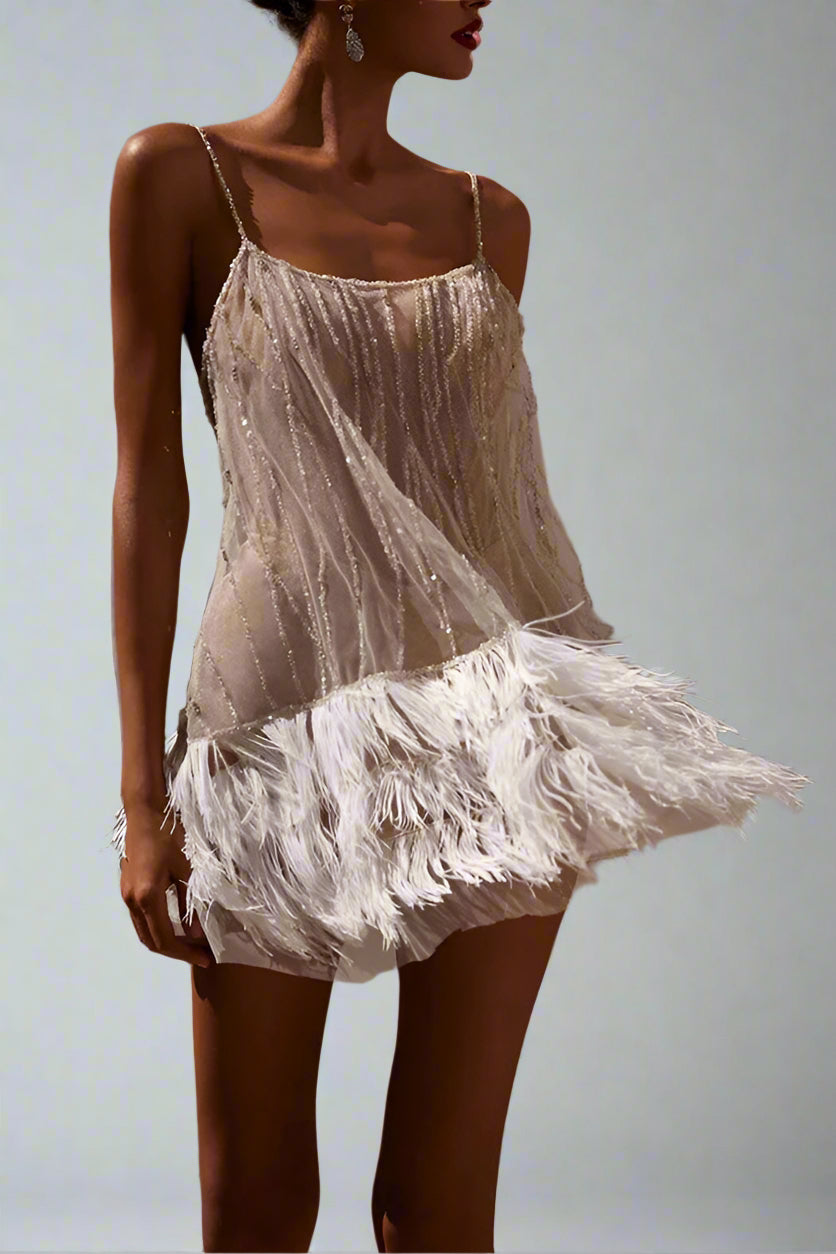 Glamora™ | Fairy Feather Dress