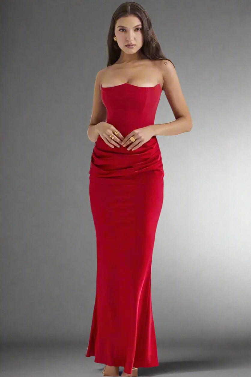 GLAMORA Strapless Dress