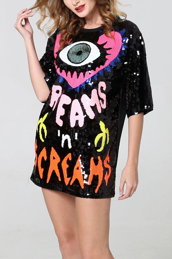 Glamora™ | Sequined T-Shirt