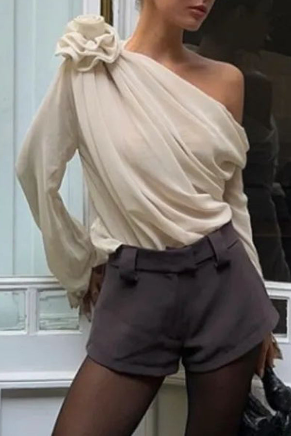 Glamora™ | Tulle Off Blouse